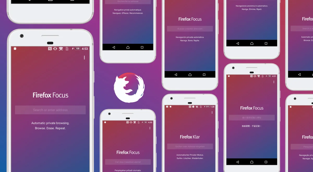 Mozilla Firefox Focus Cross-site tracking prevention feature Android app