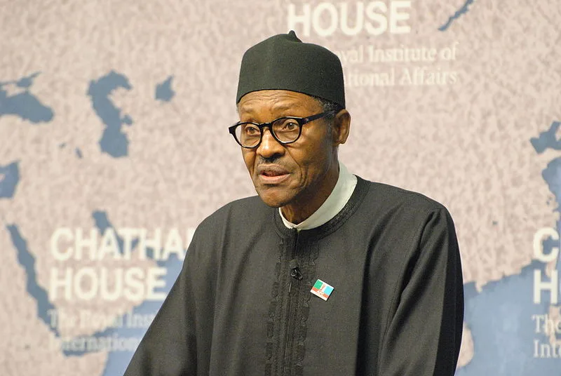 Nigerian president Muhammadu Buhari