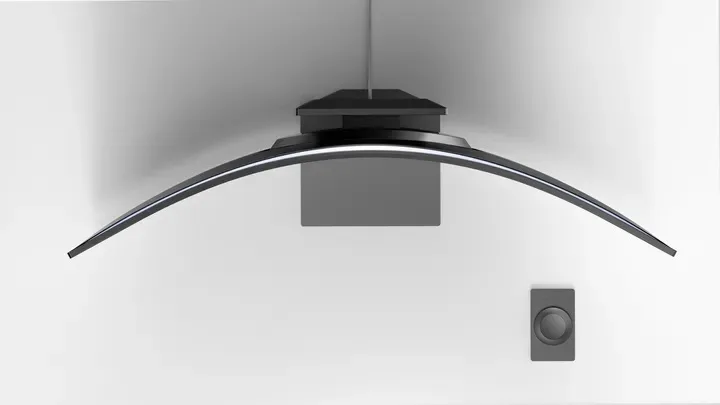Samsung Odyssey Ark top view