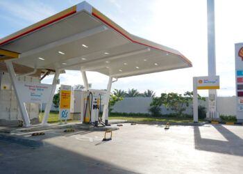 Shell Porsche High-Performance Charging Tangkak Johor HPC EV station