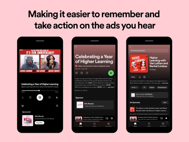 Spotify podcast cta