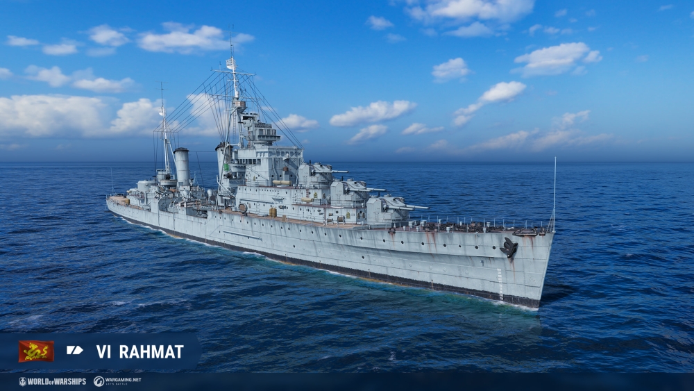 World Of Warships ajoute le navire malaisien KD Rahmat