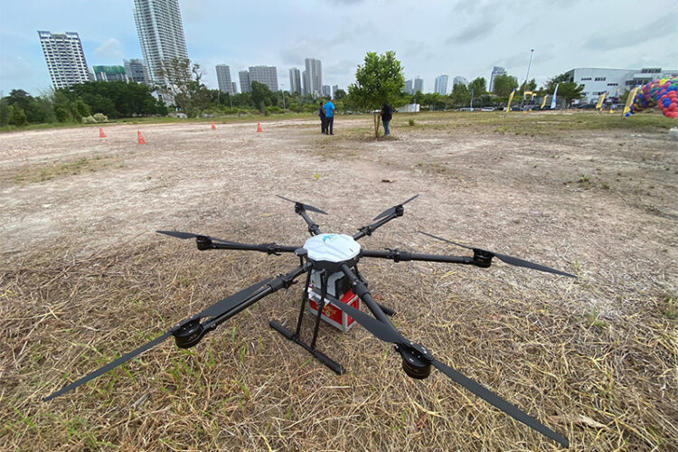 drone DRZ iskandar DTS drone test site permit flight CAAM