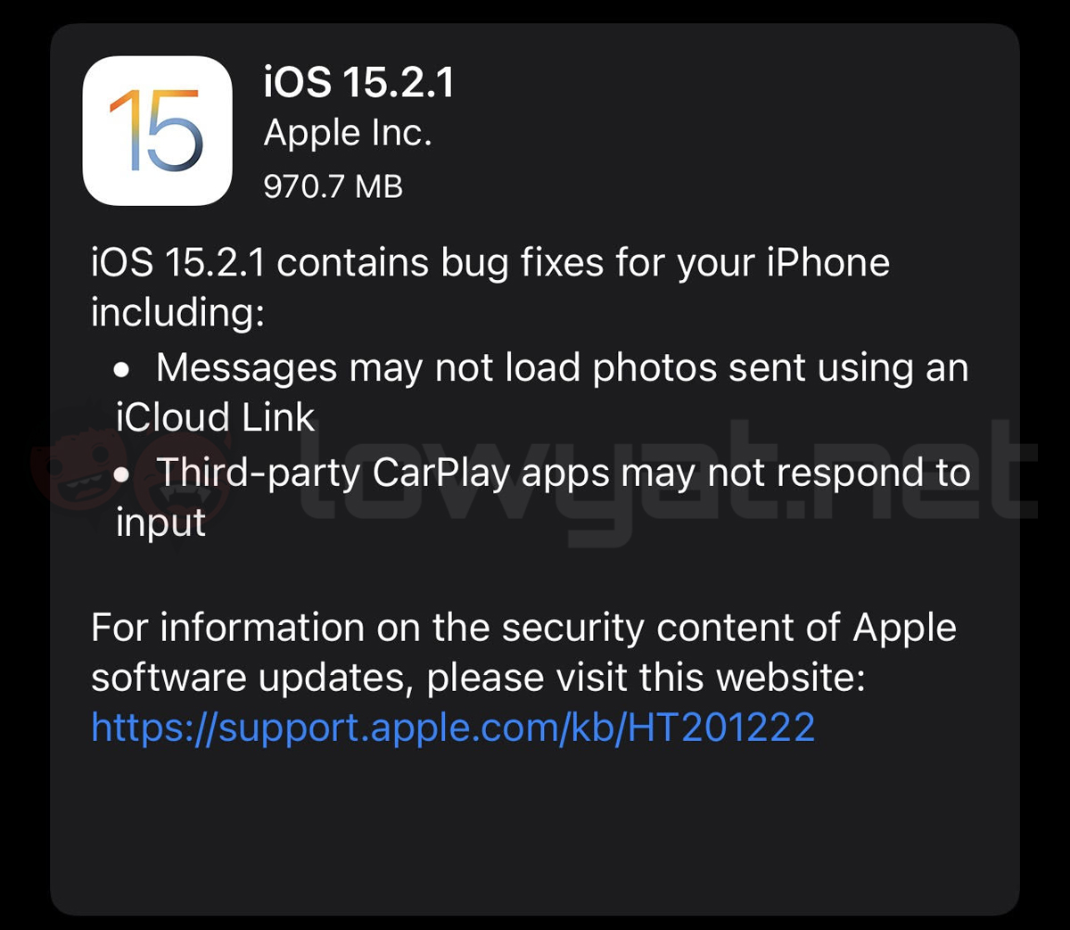 iOS 15.2.1 firmware update security vulnerability exploit homekit