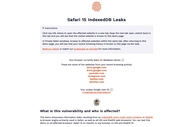safarileaks