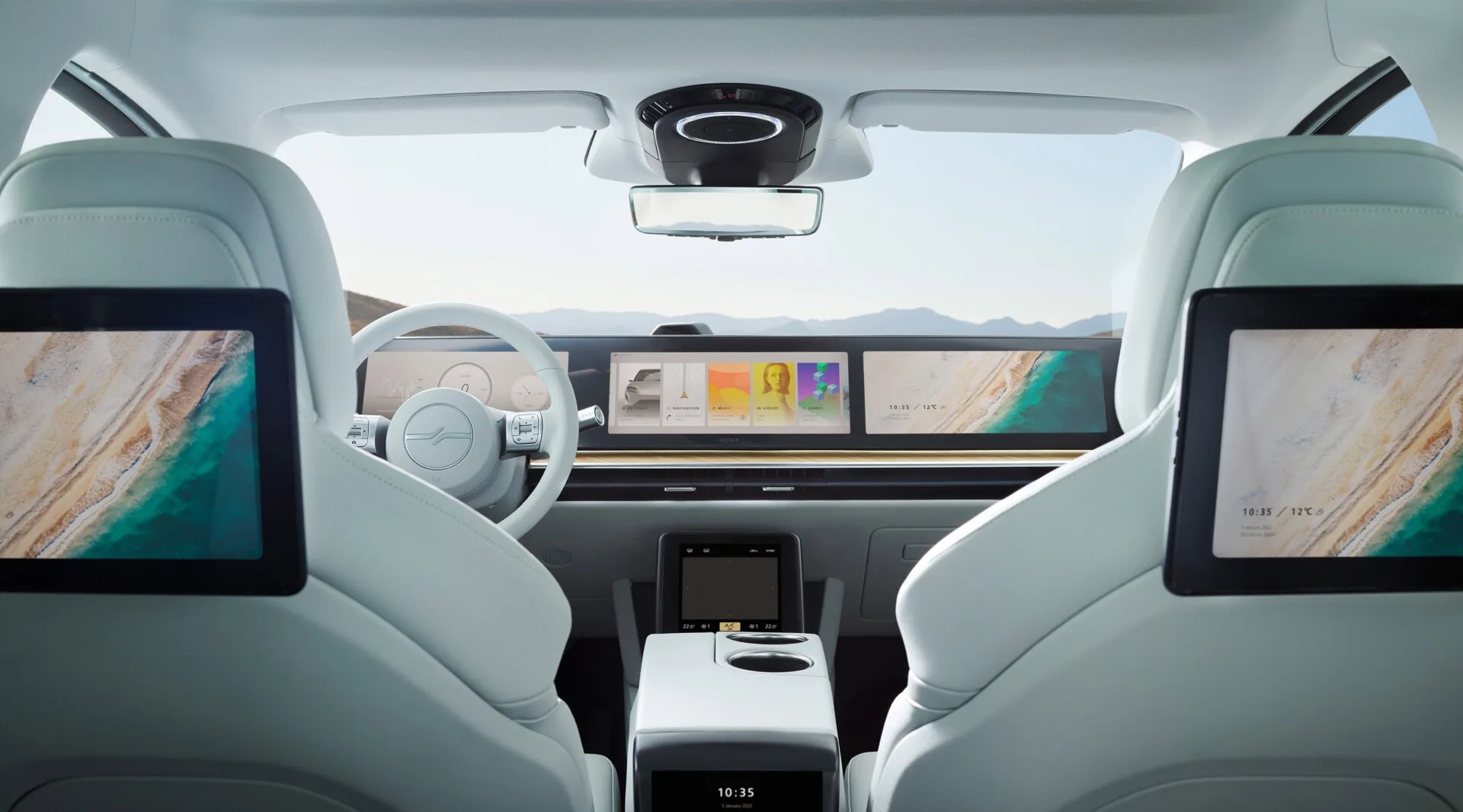 sony vision s 02 suv interior