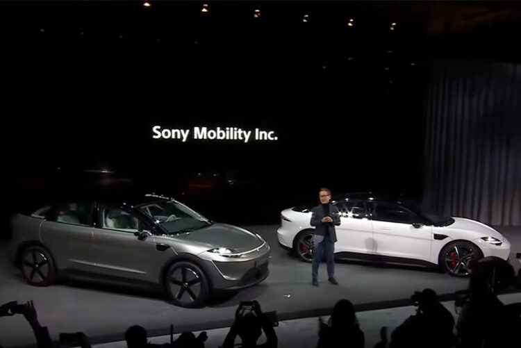 sony vision s suv electric car Honda ev