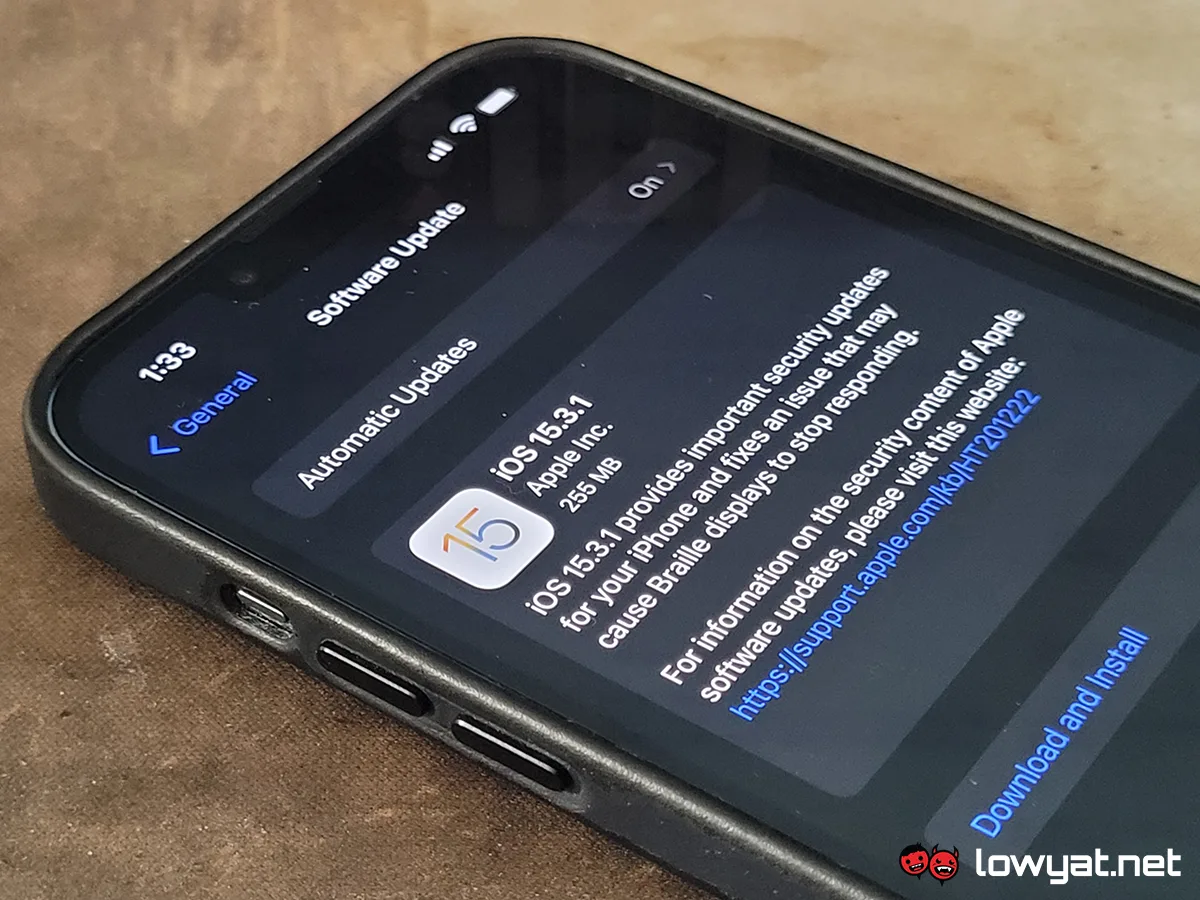 Apple iOS macOS update battery security