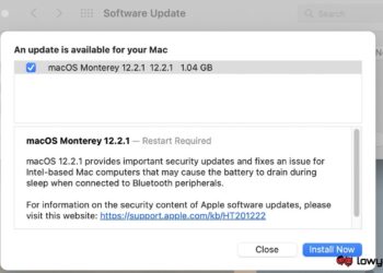 Apple iOS macOS update battery security