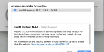 Apple iOS macOS update battery security