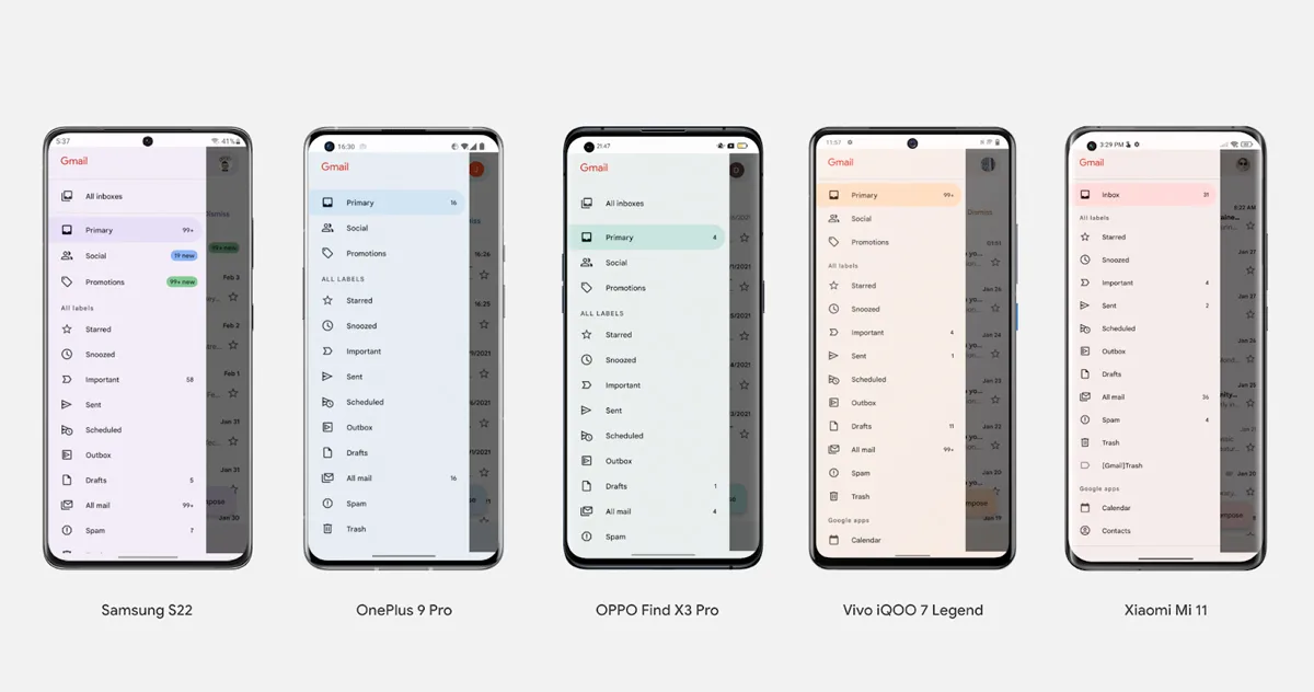 Google Android 12 Material You Non-Pixel Phone Rollout Announcement