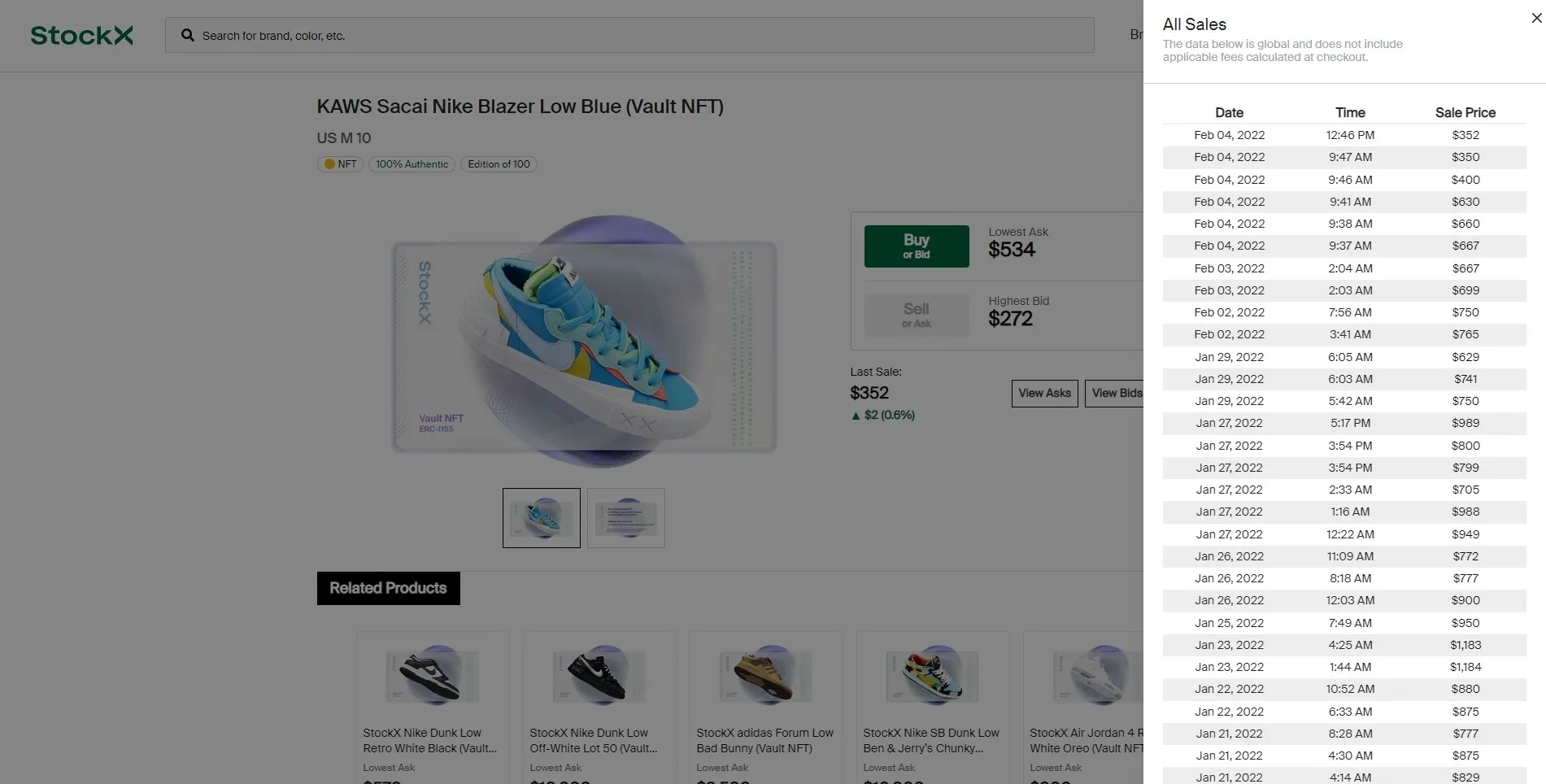Nike StockX Unauthorised NFT lawsuit shoes