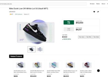 Nike StockX Unauthorised NFT NFTs lawsuit shoes