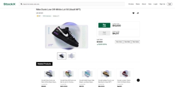 Nike StockX Unauthorised NFT NFTs lawsuit shoes
