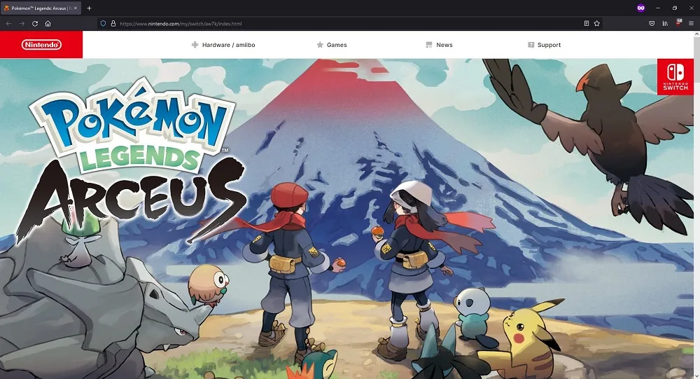 Nintendo Malaysia Pokemon Legends Arceus