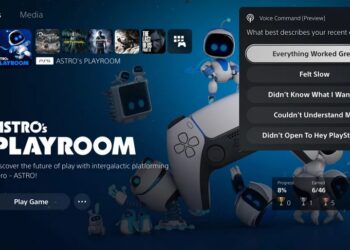 PS5 voice command beta
