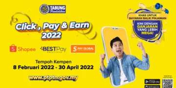 PTPTN click pay earn campaign loan repayments 2022