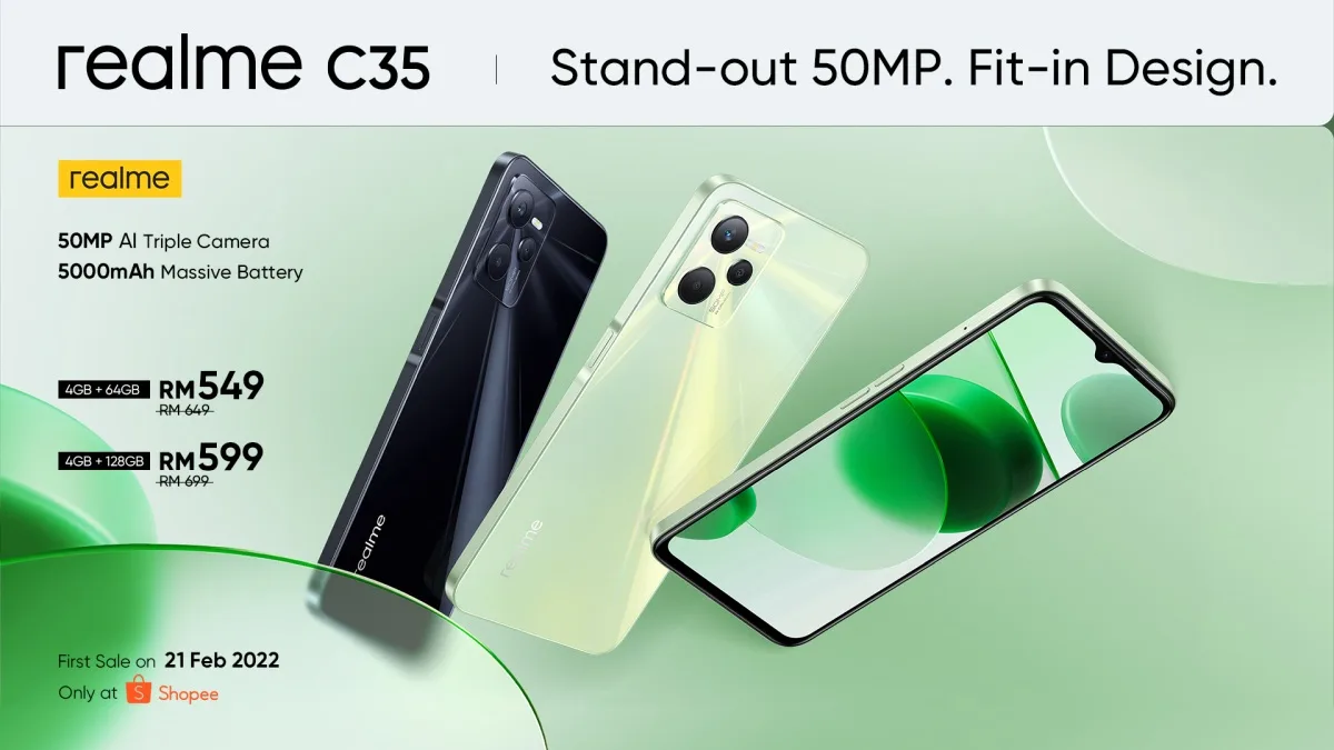 Realme C35 Malaysia price