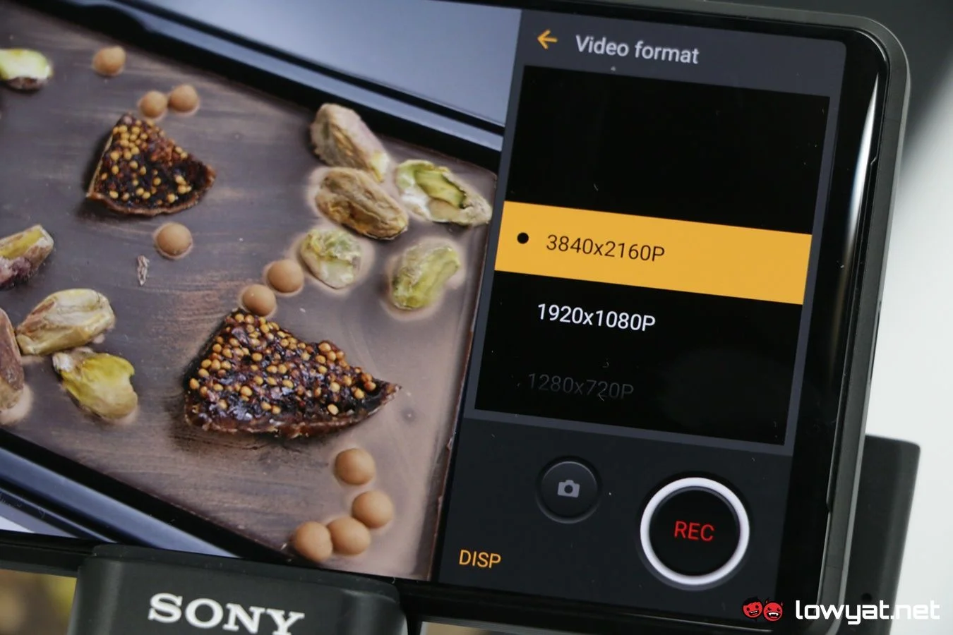 Sony Xperia Pro I photography pro mode close up menu 2