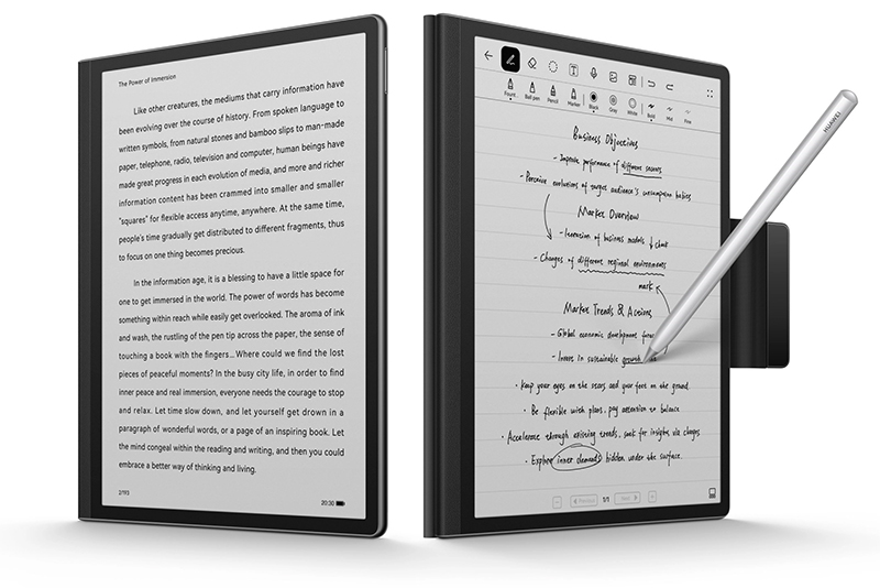 Huawei MatePad Paper Offers Large E-Ink Display And Four-Week Standby ...