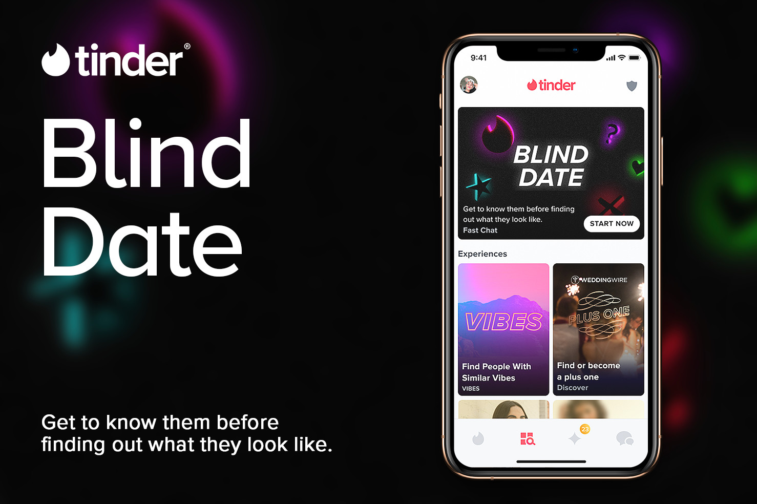 tinder blind date dating app