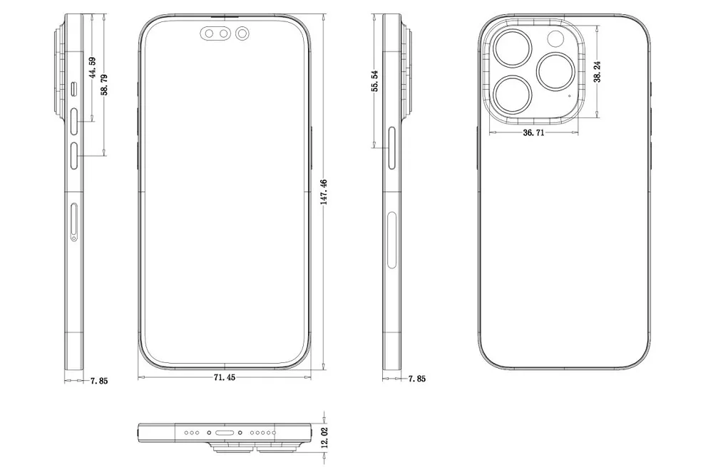 Apple iPhone 14 Pro Max schematics