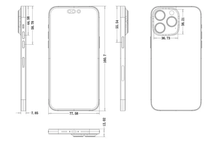 Apple iPhone 14 Pro schematics