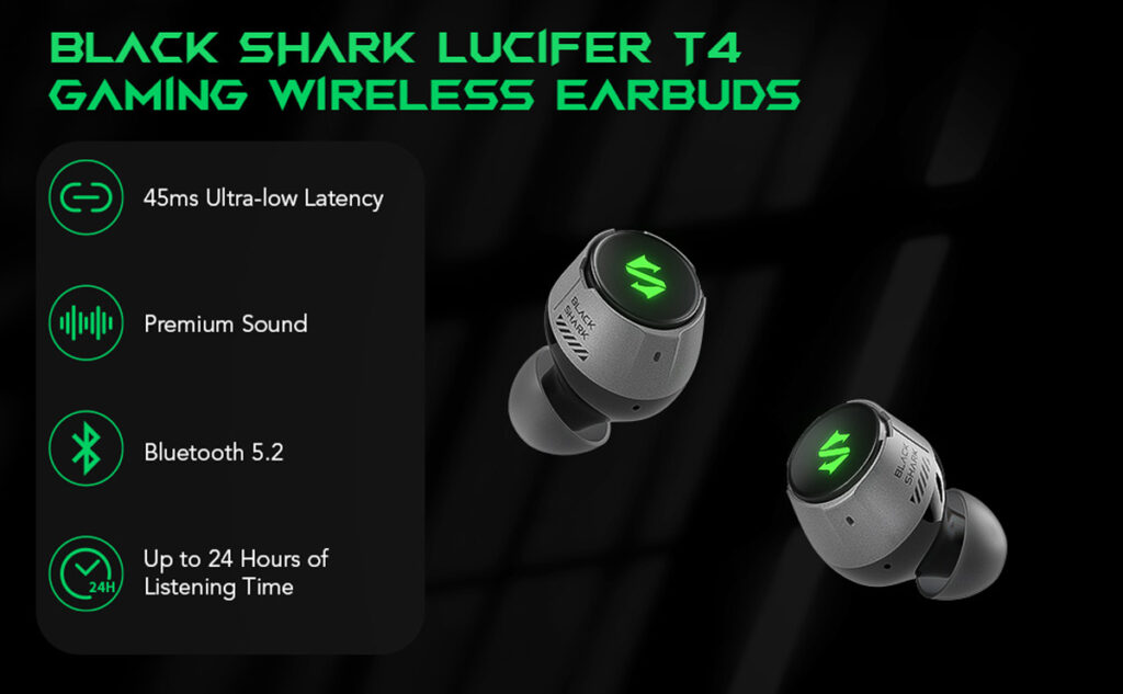 Black Shark TWS Lucifer T4 earbuds Malaysia