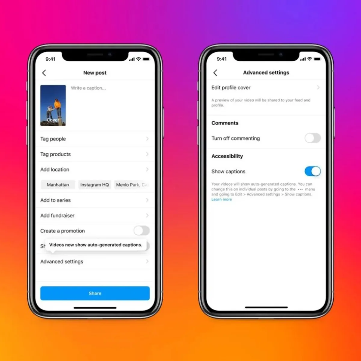 Instagram Rolls Out Auto-Generated Captions In 17 Languages Bahasa Malaysia