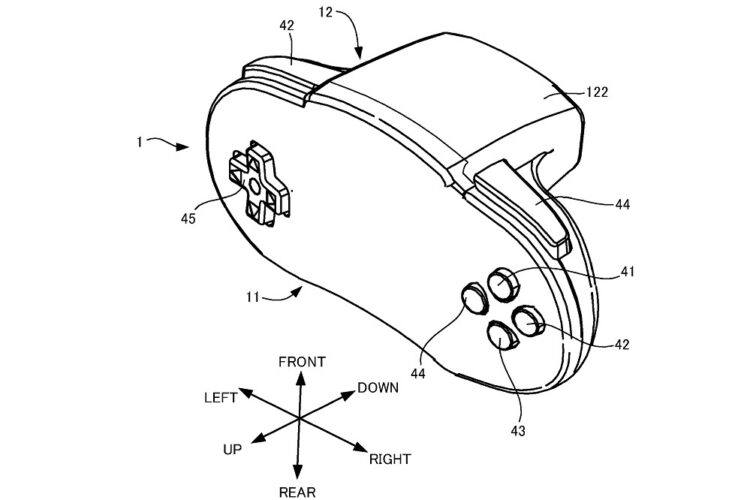 Nintendo controller patent