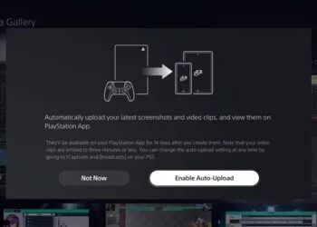 PS5 auto-upload