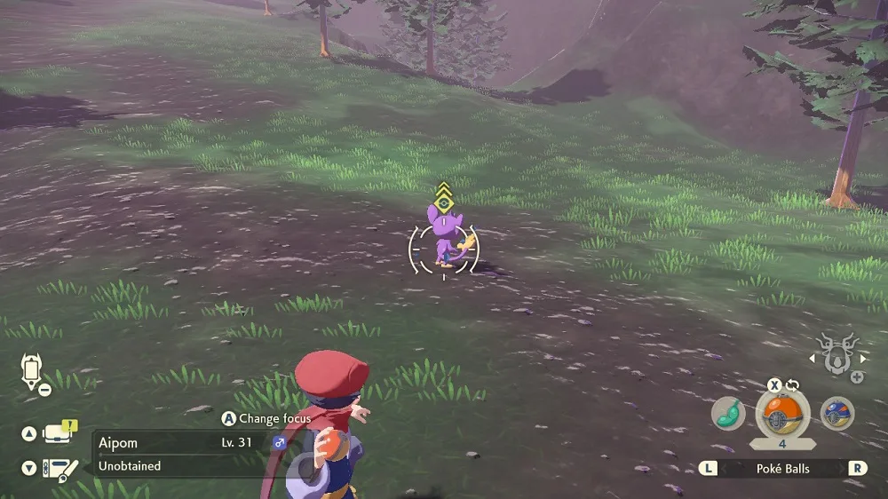 Pokemon Legends Arceus sneaking capture