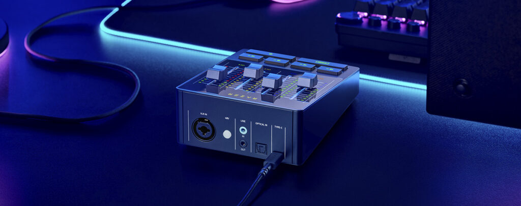 Razer Seiren BT Audio Mixer Key Light Chroma Live Streaming Gear