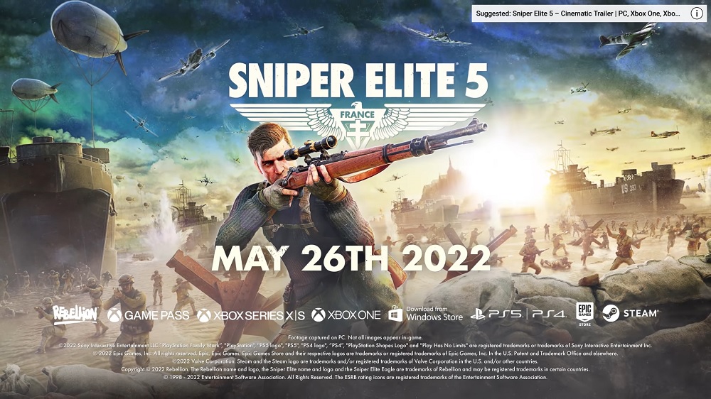 Sniper Elite 5 release date