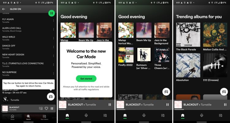 Spotify Car Mode combined 1
