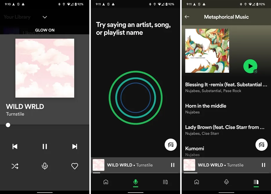 Spotify Car Mode combined 2