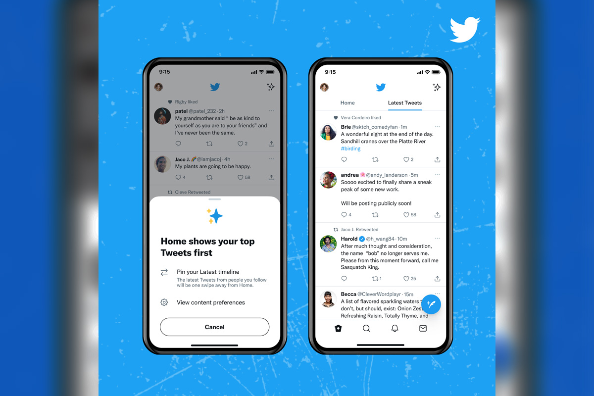 Twitter Tabbed Timeline Pull back