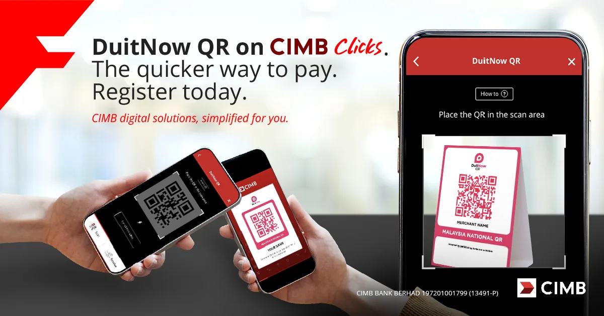 cimb clicks duitnow qr