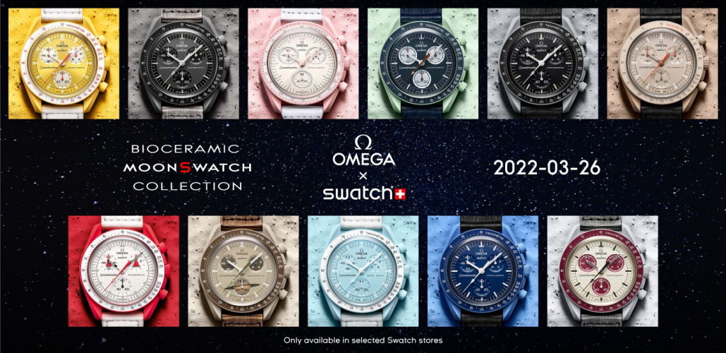 Swatch malaysia omega Queues &