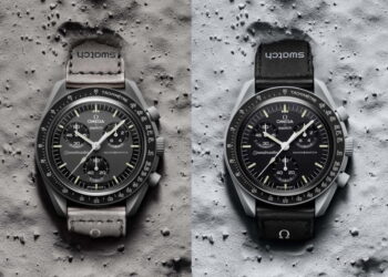 [Image: Swatch / Omega.]
