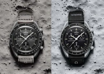 [Image: Swatch / Omega.]