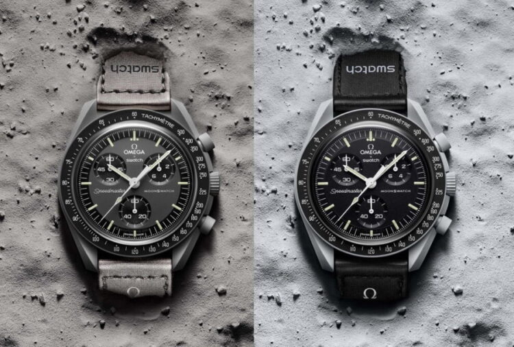 [Image: Swatch / Omega.]