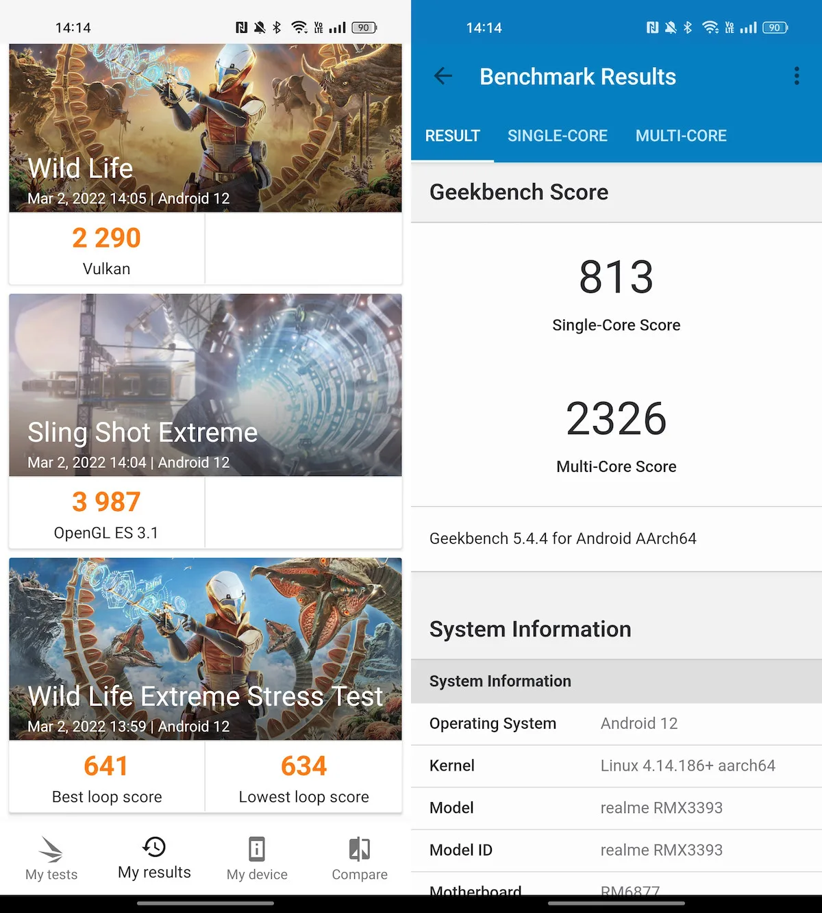 realme 9 pro+ benchmarks