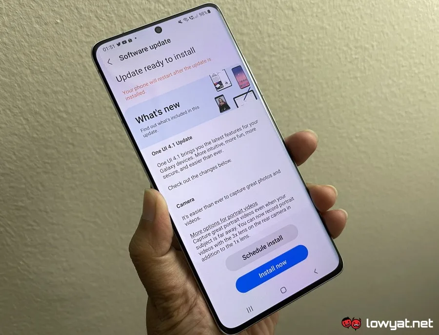 samsung one ui 4 android 12