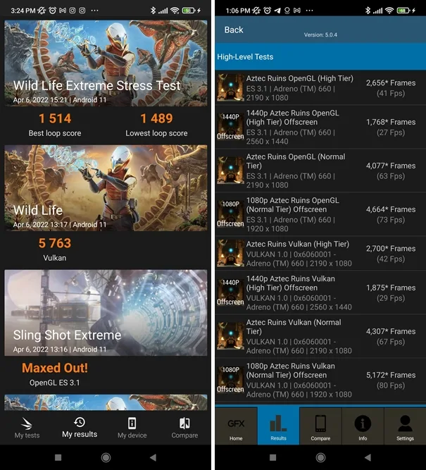 Black Shark 4 Pro benchmark