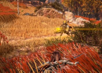 Horizon Forbidden West grass