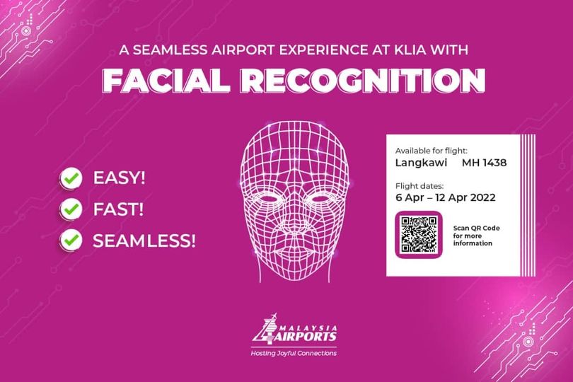 KLIA airport facial recognition