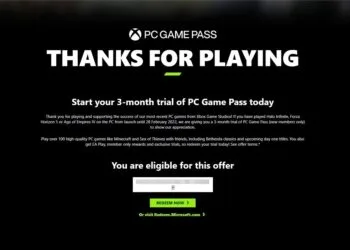 PC Game Pass eligible key blurred