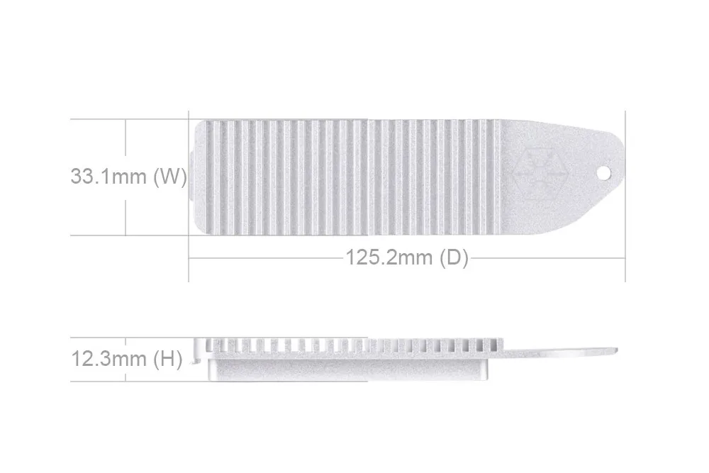 SilverStone TP06 PS5 SSD heatsink cover measurements