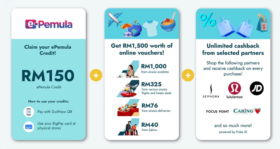 Why BigPay Is The Best ePemula Wallet  RM150 Credit  RM1500 Vouchers  Unlimited Cashbacks - 81